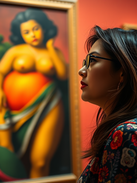 Qué se siente ver un cuadro de Botero frente a&nbsp;tì???